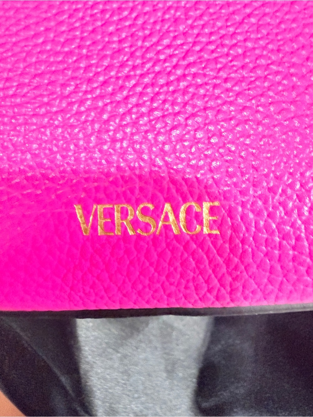 Versace Virtus Shoulder Bag in Fuchia EXCELLENT Condition + Dust Bag - Picture 14 of 16